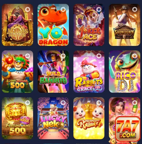 Usuário acessando jogos mobile na plataforma 7a7